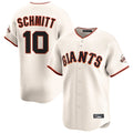 SF.Giants #10 Casey Schmitt Player Cream Home Limited Jdoa Stitched Jerseys