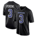 D.Cowboys #3 George Pickens Player Carbon Black Fashion Home Game Jdoa Stitched Jerseys