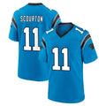 C.Panthers #11 Nic Scourton Player Blue Home Game Jdoa Stitched Jerseys