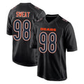C.Bears #98 Montez Sweat Player Carbon Black Fashion Game Jdoa Stitched Jerseys