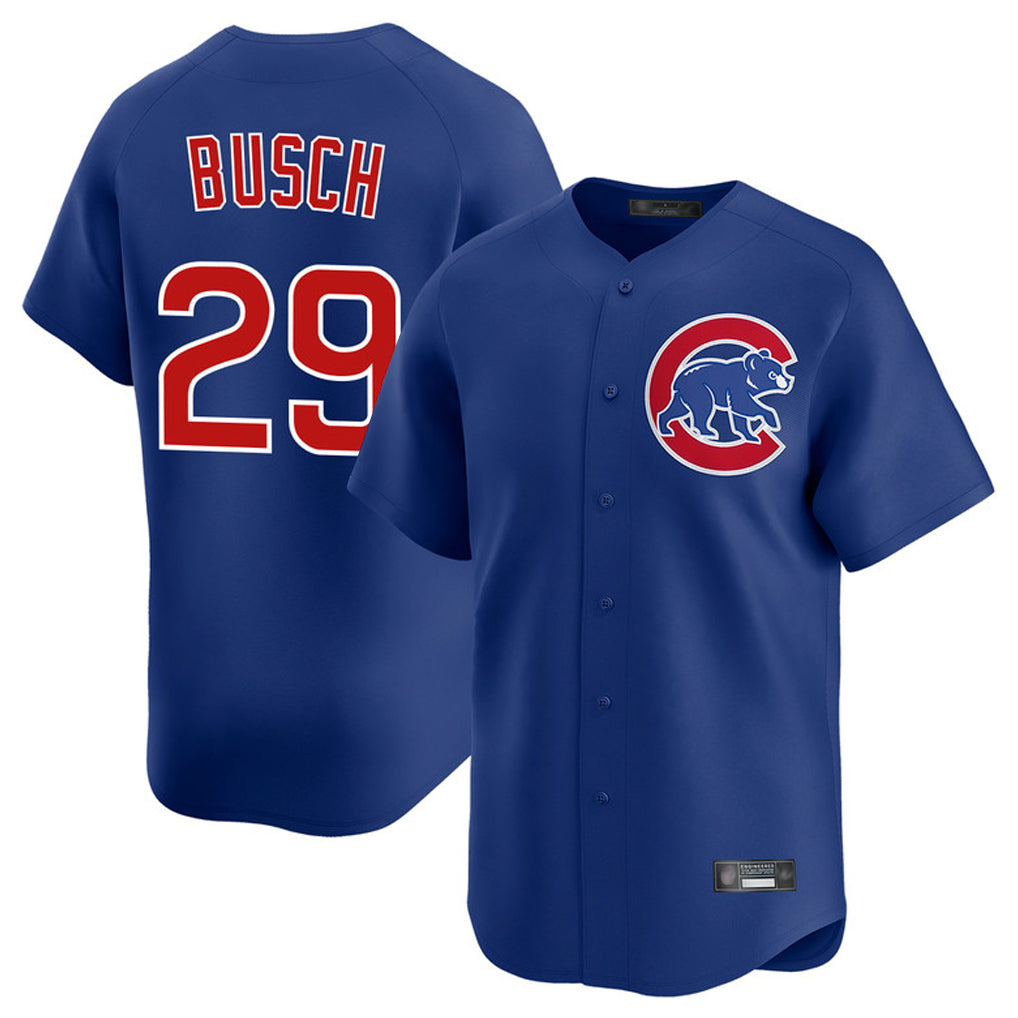 C.Cubs #29 Michael Busch Player Royal Limited Home Jdoa Stitched Jerseys