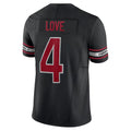 A.Cardinals #4 Jeremiyah Love Player Black Vapor F.U.S.E. Limited Home Game Jdoa Stitched Jerseys