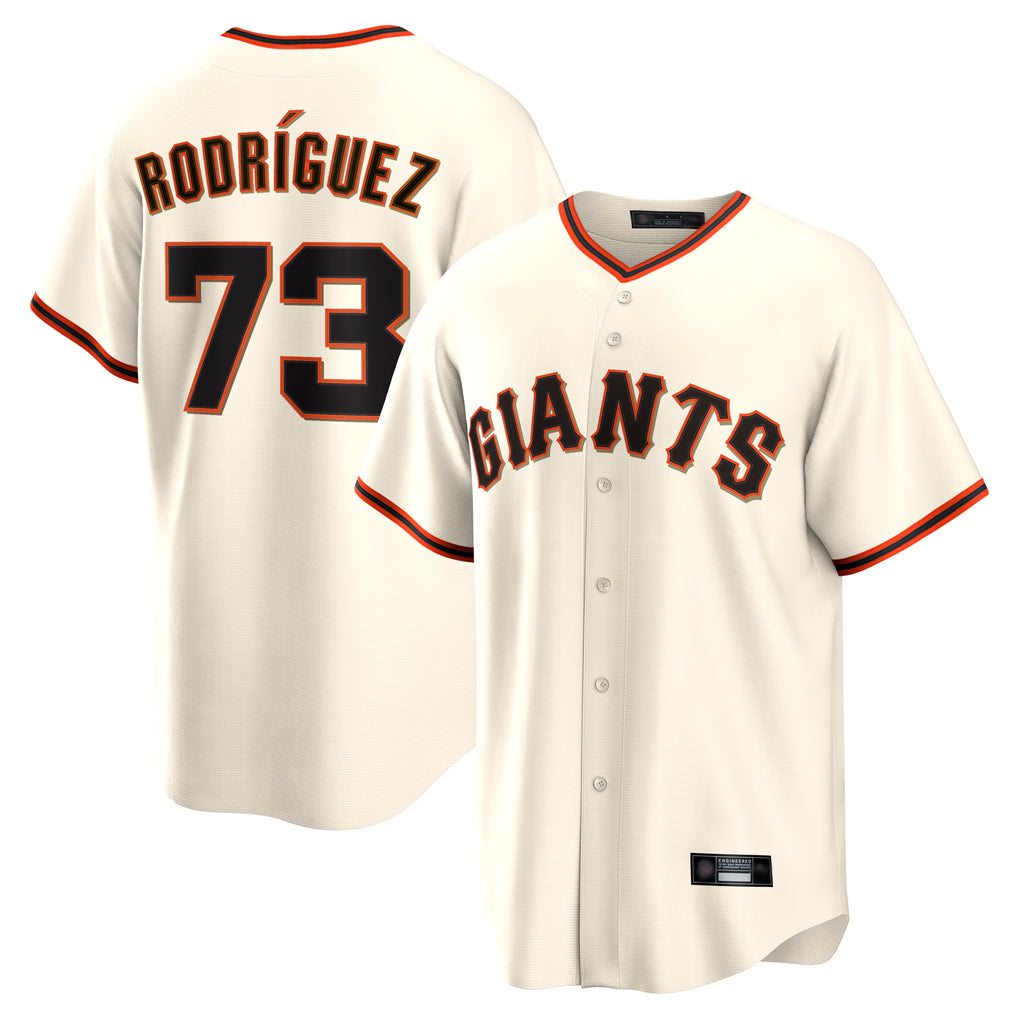 SF.Giants #73 Randy Rodriguez Player Cream Home Game Jdoa Stitched Jerseys