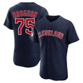 C.Guardians #75 Connor Brogdon Player Navy Limited Elite Home Jdoa Stitched Jerseys
