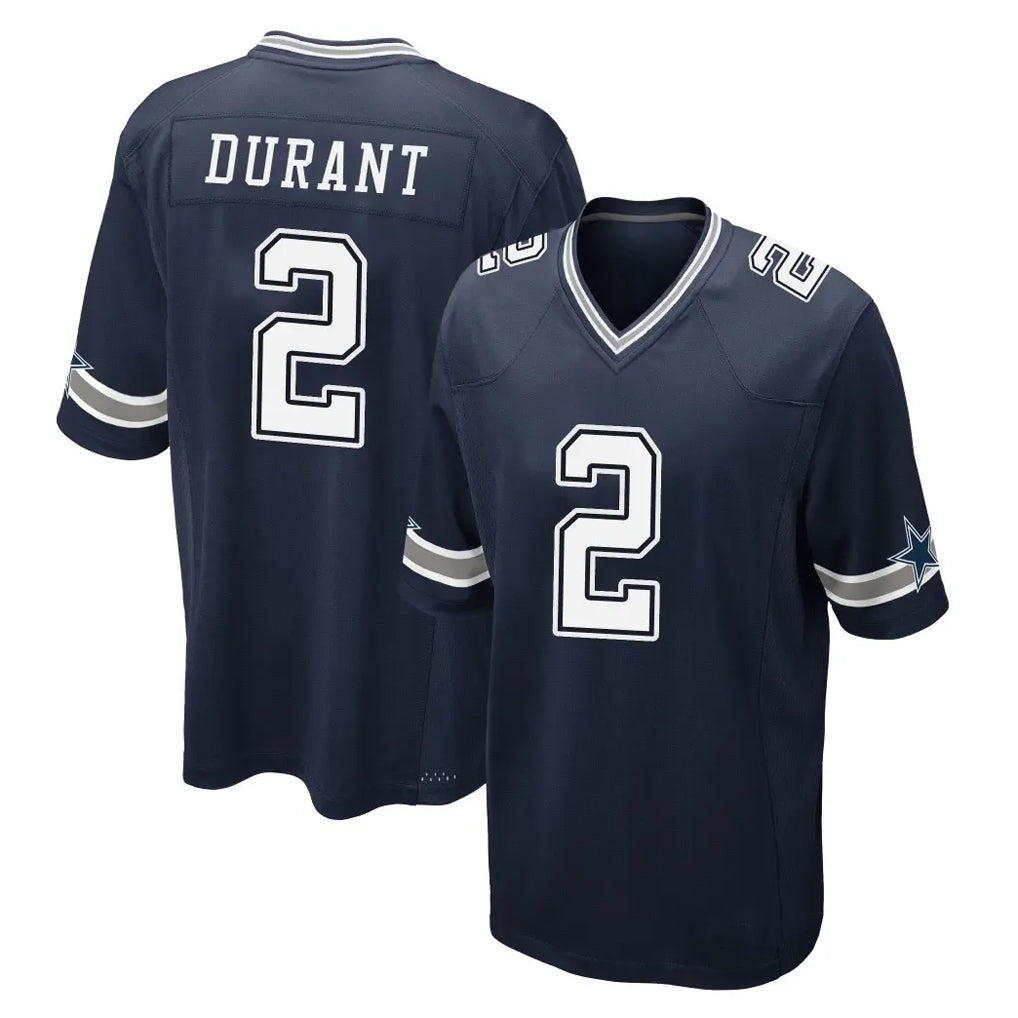 D.Cowboys #2 Cobie Durant Player Navy Home Game Jdoa Stitched Jerseys