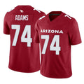 A.Cardinals #74 Isaiah Adams Player Cardinal Vapor F.U.S.E. Limited Home Game Jdoa Stitched Jerseys