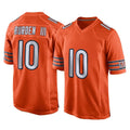 C.Bears #10 Luther Burden III Player Orange Home Game Jdoa Stitched Jerseys