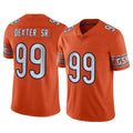 C.Bears #99 Gervon Dexter Sr. Player Orange Alternate Vapor Limited Home Game Jdoa Stitched Jerseys