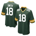 GB.Packers #18 Jonnu Smith Player Green Home Game Jdoa Stitched Jerseys