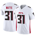 A.Falcons #31 Xavier Watts Player White Vapor F.U.S.E. Limited Jdoa Stitched Jerseys
