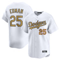 LA.Dodgers #25 Tommy Edman Player Gold Collection Limited Home Jdoa Stitched Jerseys