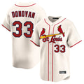 St. Louis Cardinals #33 Brendan Donovan Player Cream Home Limited Jdoa Stitched Jerseys