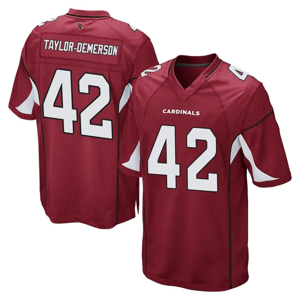 A.Cardinals #42 Dadrion Taylor-Demerson Player Cardinal Home Game Jdoa Stitched Jerseys
