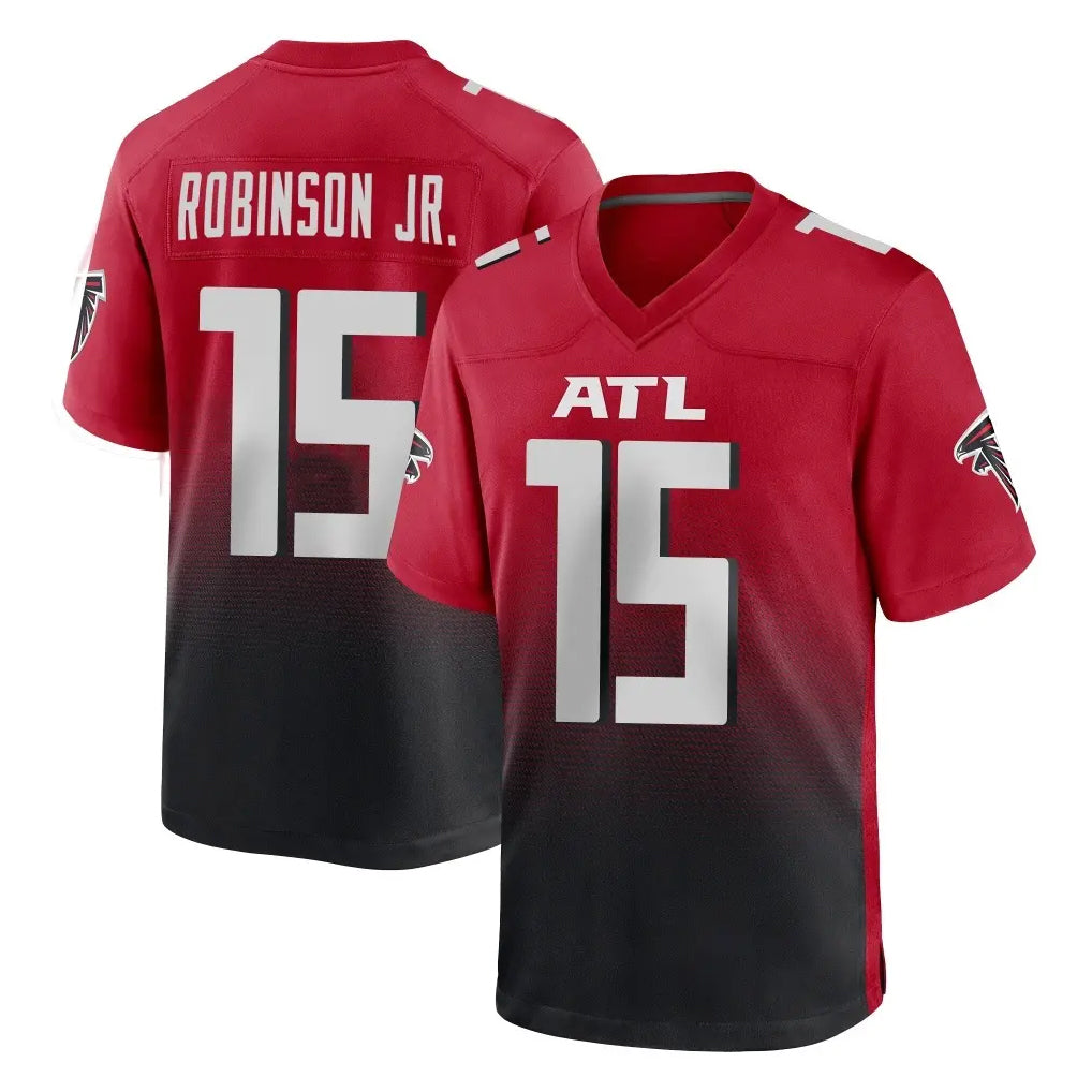 A.Falcons #15 Brian Robinson Player Red Home Game Jdoa Stitched Jerseys