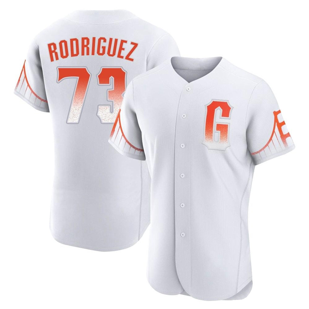 SF.Giants #73 Randy Rodriguez Player White City Connect Home Limited Elite Jdoa Stitched Jerseys
