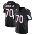 A.Cardinals #70 Paris Johnson Jr. Player Black Vapor Limited Home Game Jdoa Stitched Jerseys