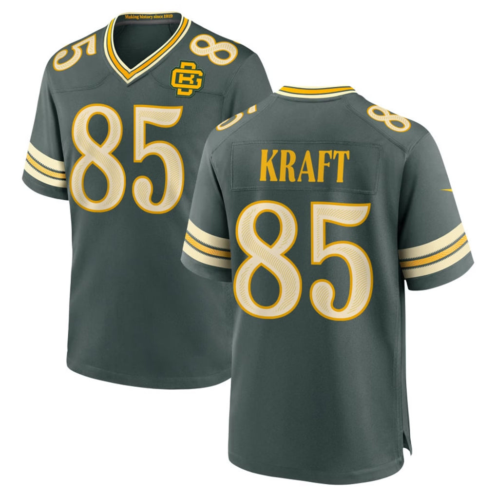 GB.Packers #85 Tucker Kraft Player Green 2026 Rivalries Collection Home Game Jdoa Stitched Jerseys