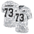 B.Bills #73 Dion Dawkins Player Arctic Camo Salute to Service Limited Jdoa Stitched Jerseys
