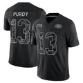 SF.49ers #13 Brock Purdy Player Black Limited 2026 Salute to Service Home Game Xdoa Stitched Jerseys