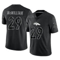 D.Broncos #29 Ja'Quan McMillian Player Black Reflective Limited Jdoa Stitched Jerseys