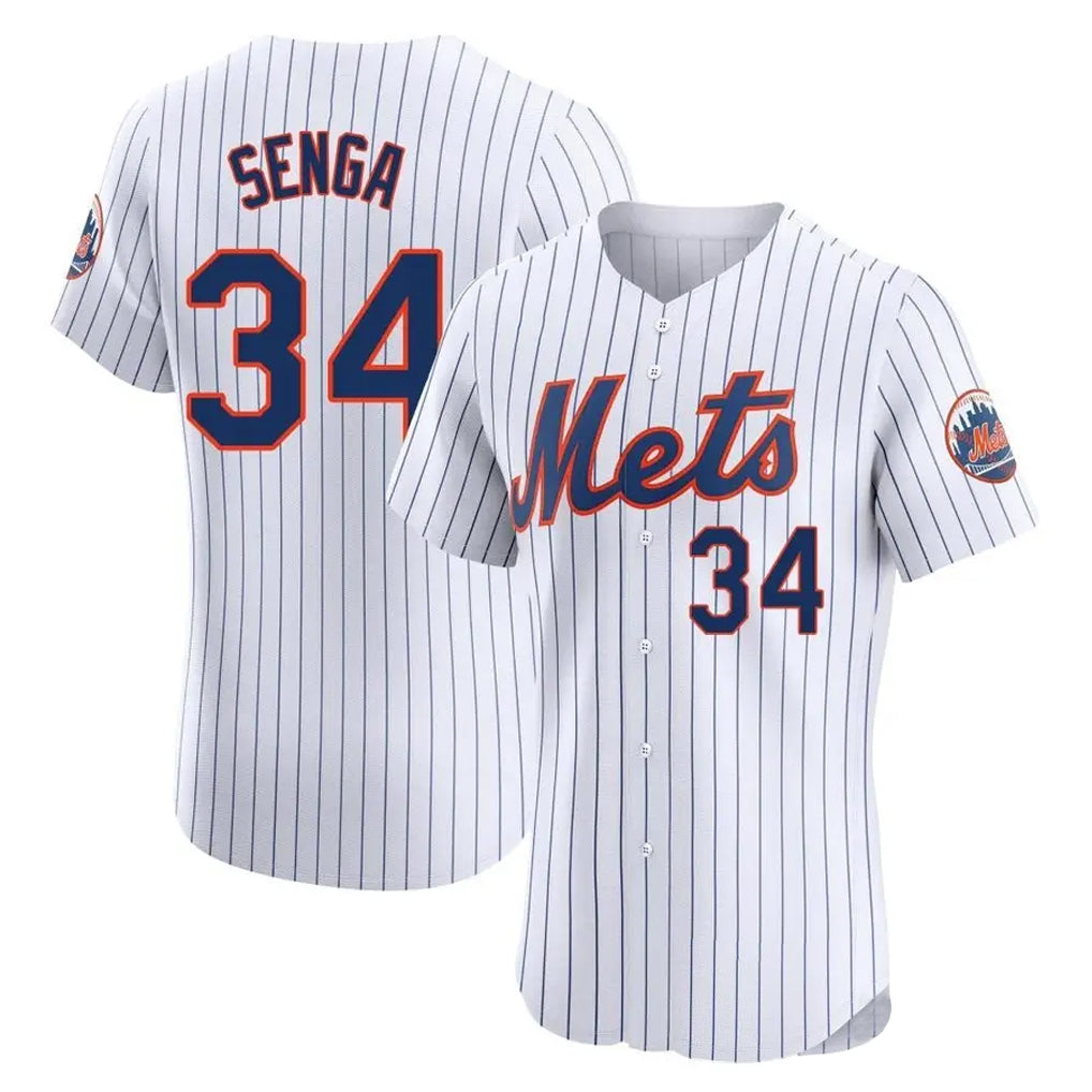 NY.Mets #34 Kodai Senga Player White Home Limited Elite Jdoa Stitched Jerseys