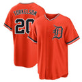 D.Tigers #20 Spencer Torkelson Player Orange Home Game Jdoa Stitched Jerseys