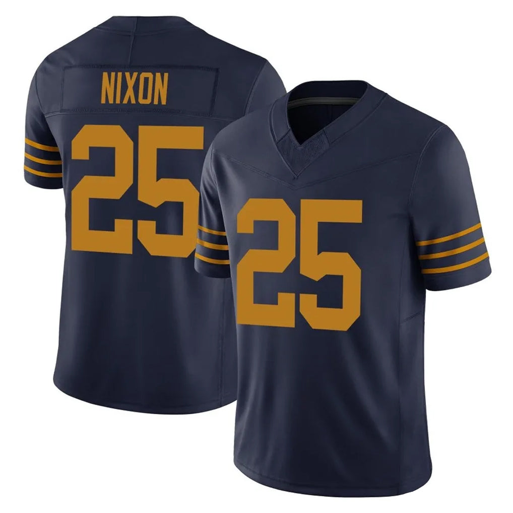 GB.Packers #25 Keisean Nixon Player Navy The 1923 Classic Vapor F.U.S.E. Home Game Jdoa Stitched Jerseys