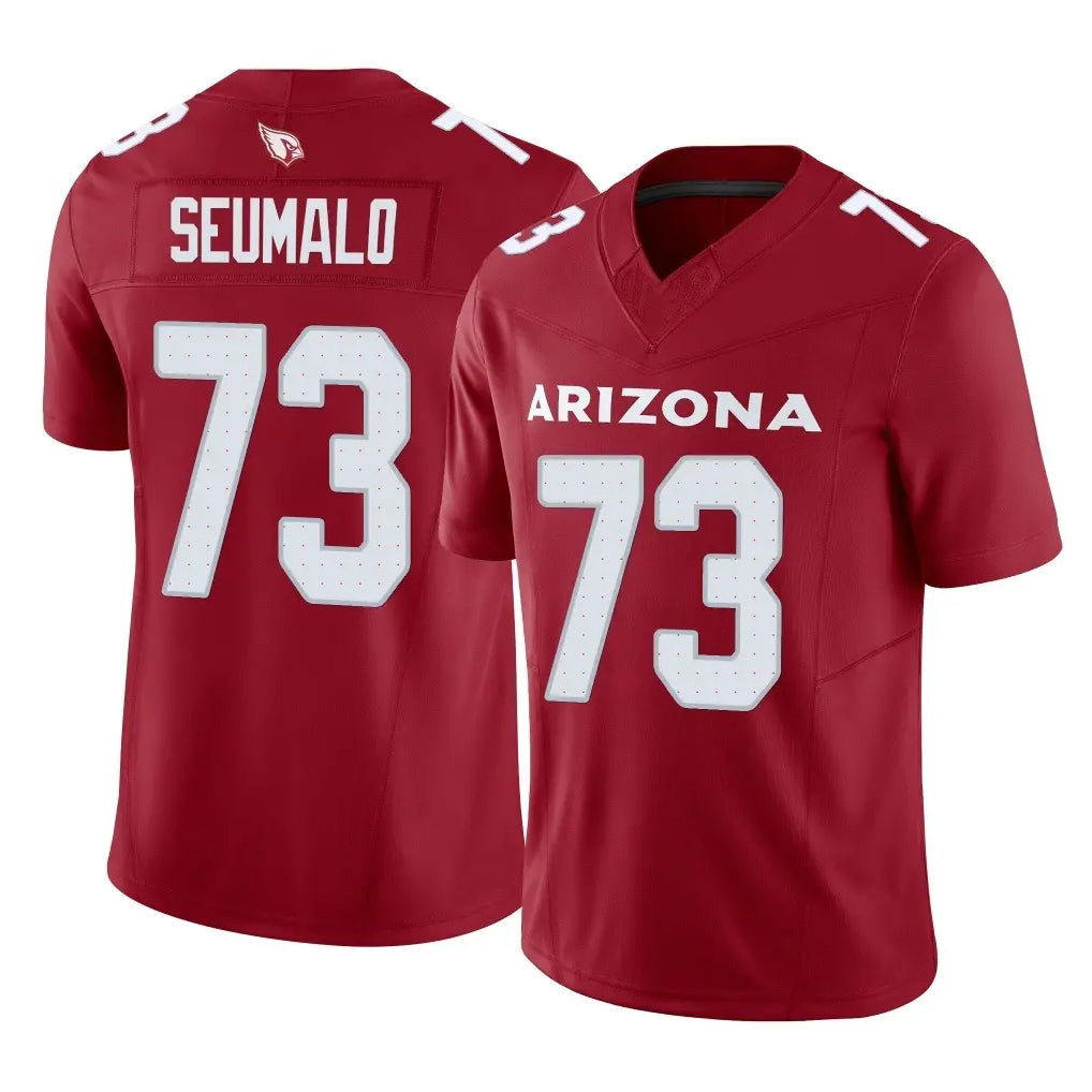 A.Cardinals #73 Isaac Seumalo Player Cardinal Vapor F.U.S.E. Limited Home Game Jdoa Stitched Jerseys