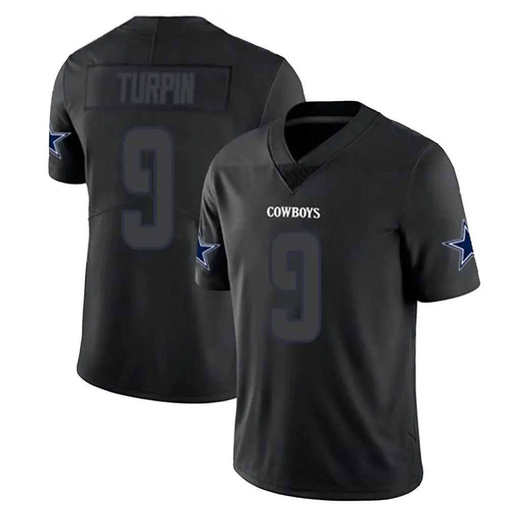 D.Cowboys #9 KaVontae Turpin Player Black Impact Limited Home Game Jdoa Stitched Jerseys