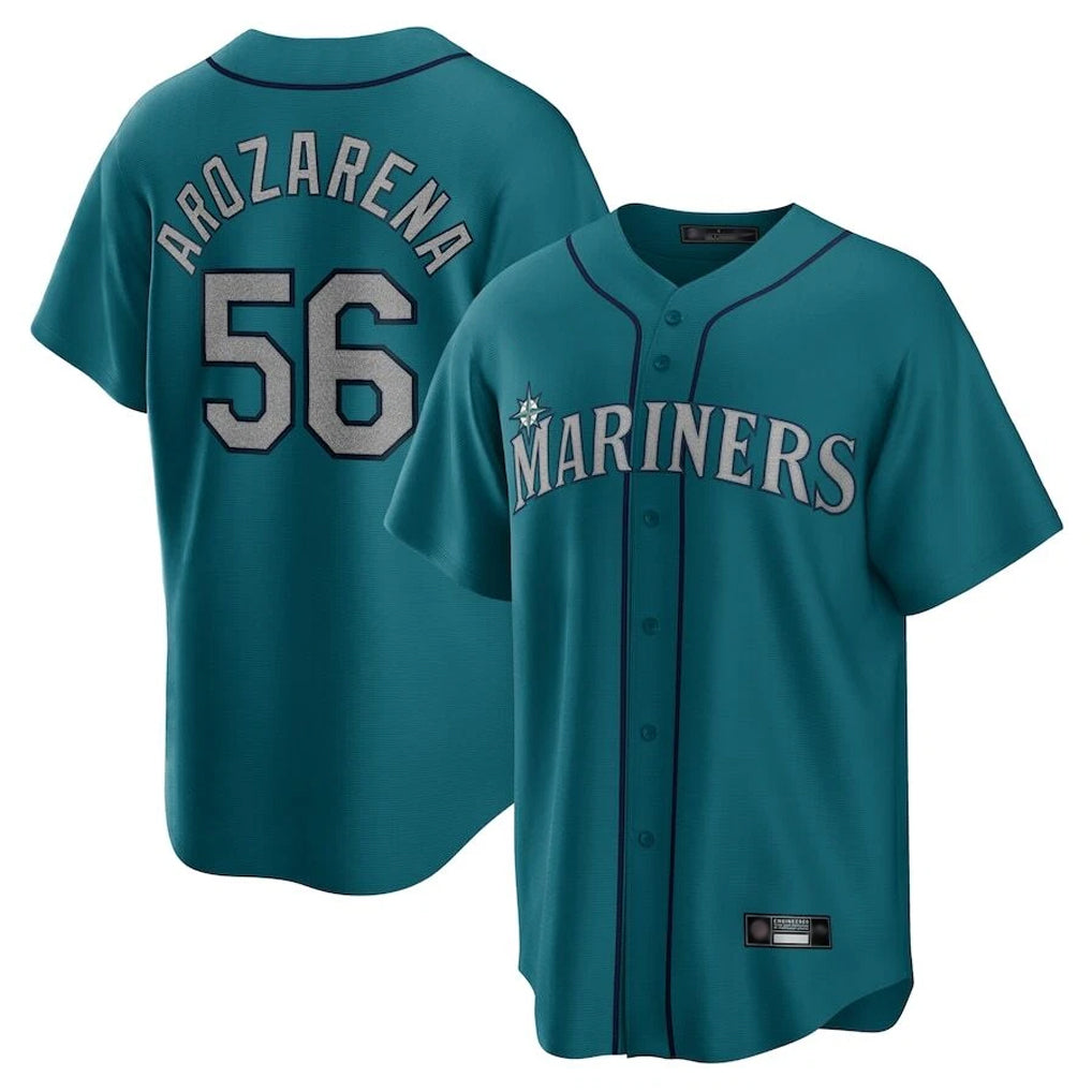 S.Mariners #56 Randy Arozarena Player Teal Home Game Jdoa Stitched Jerseys