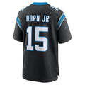Jdoa C.Panthers #15 Jimmy Horn Jr Black Team Game Jersey
