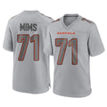 C.Bengals #71 Amarius Mims Player Gray Atmosphere Fashion Game Jdoa Stitched Jerseys