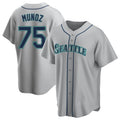 S.Mariners #75 Andres Munoz Player Gray Home Game Jdoa Stitched Jerseys
