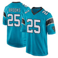 C.Panthers #25 Jonathon Brooks Player Blue Game Jdoa Stitched Jerseys