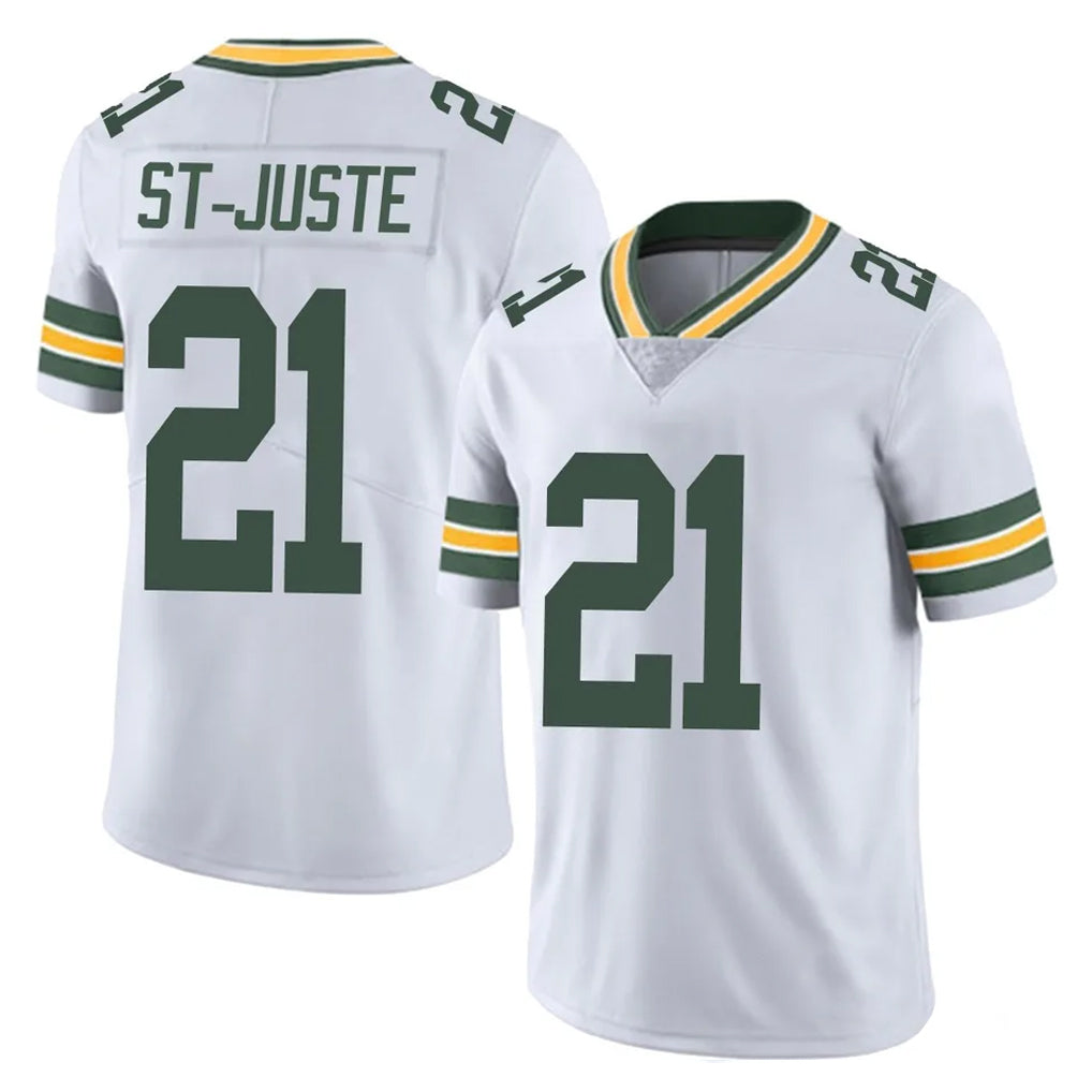 GB.Packers #21 Benjamin St-Juste Player White Vapor Untouchable Limited Home Game Jdoa Stitched Jerseys