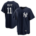 NY.Yankees #11 Anthony Volpe Player Navy Game Jdoa Stitched Jerseys