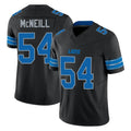 D.Lions #54 Alim McNeill Player Black Alternate Vapor F.U.S.E. Limited Home Game Jdoa Stitched Jerseys
