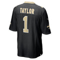 Jdoa NO.Saints #1 Alontae Taylor Black Team Game Jersey