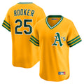 Athletics #25 Brent Rooker Player Gold Cooperstown Collection T-shirt Game Jdoa Stitched Jerseys