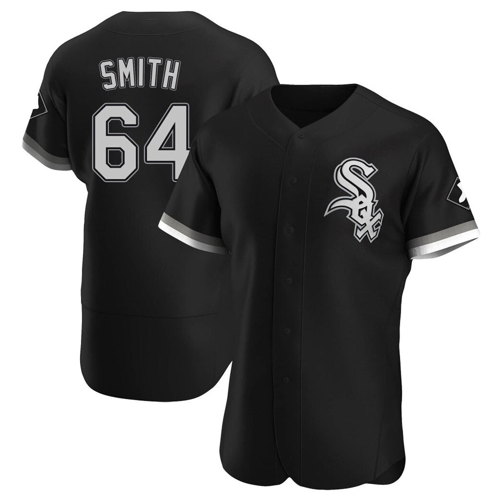 C.White Sox #64 Shane Smith Player Black Limited Elite Home Jdoa Stitched Jerseys