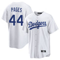 LA.Dodgers #44 Andy Pages Player White Game Home Jdoa Stitched Jerseys
