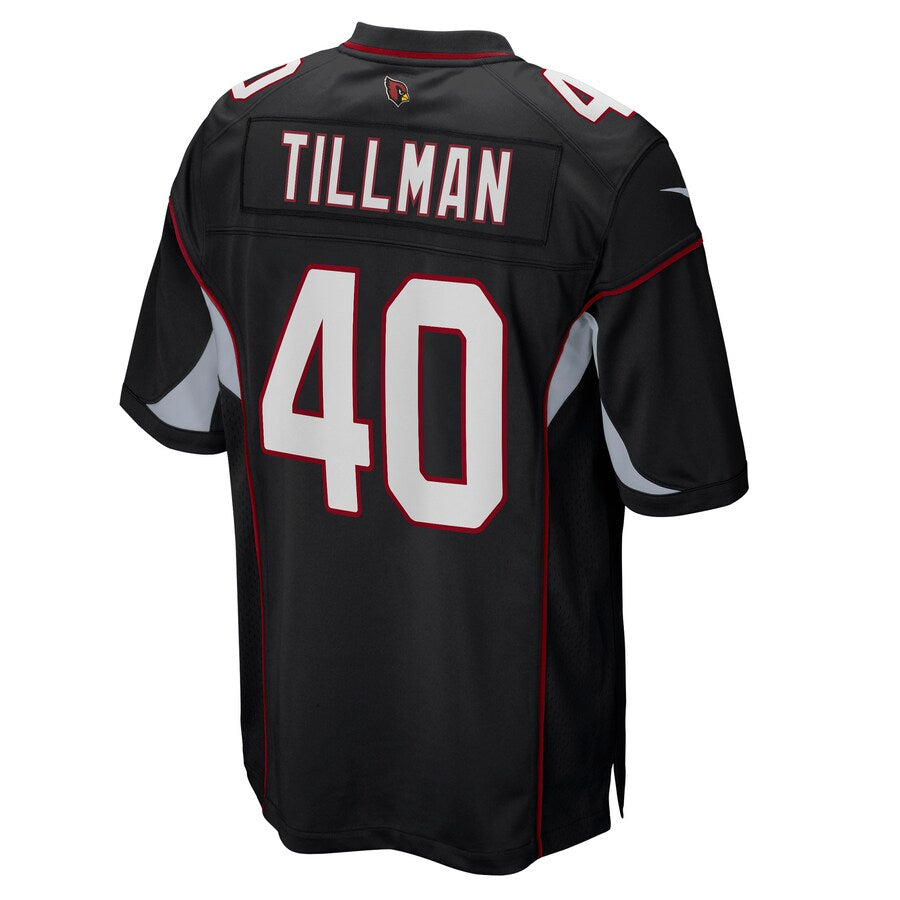 A.Cardinals #40 Pat Tillman Player Black Alternate Game Jdoa Stitched Jerseys