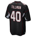 A.Cardinals #40 Pat Tillman Player Black Alternate Game Jdoa Stitched Jerseys