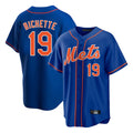 NY.Mets #19 Bo Bichette Player Royal Home Game Jdoa Stitched Jerseys
