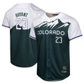 C.Rockies #23 Kris Bryant Player Green City Connect Limited Home Game Jdoa Stitched Jerseys