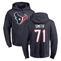 H.Texans #71 Braden Smith Player Navy Pro Line Pullover Hoodie Limited Game Jdoa Stitched Jerseys