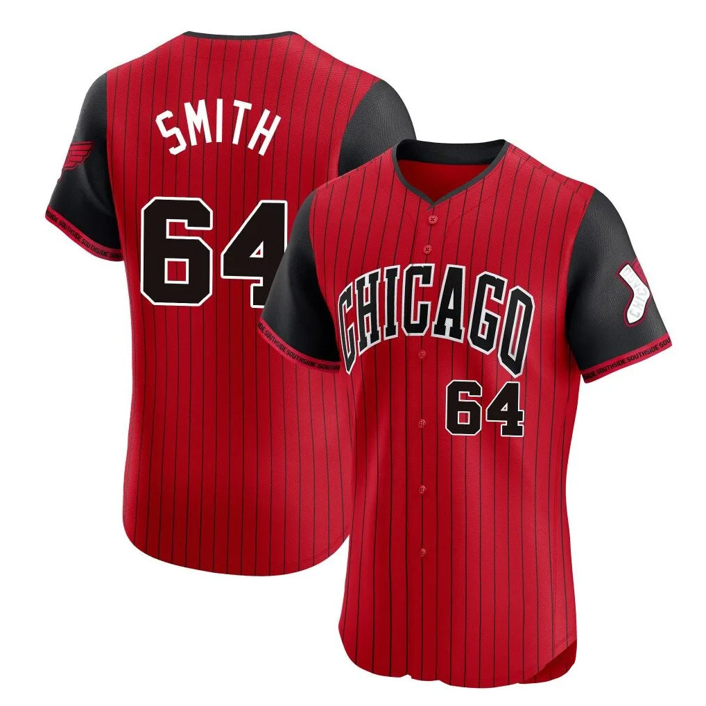 C.White Sox #64 Shane Smith Player Red City Connect Limited Elite Home Jdoa Stitched Jerseys