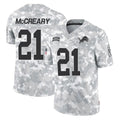 D.Lions #21 Roger McCreary Player Arctic Camo Salute To Service Limited Jdoa Stitched Jerseys