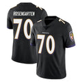 B.Ravens #70 Roger Rosengarten Player Black Vapor Untouchable Limited Home Game Jdoa Stitched Jerseys