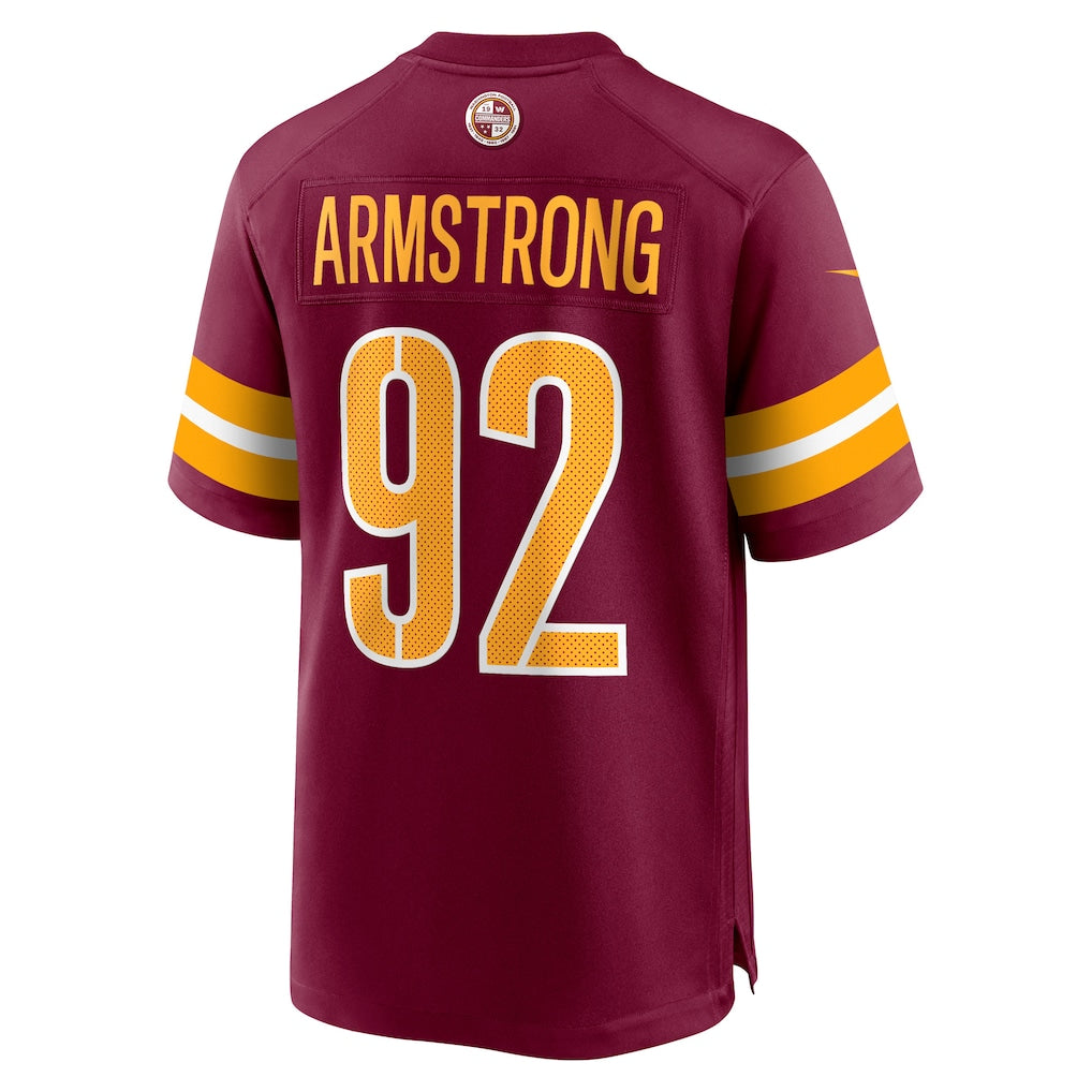 Jdoa W.Commanders #92 Dorance Armstrong Burgundy Game Jersey